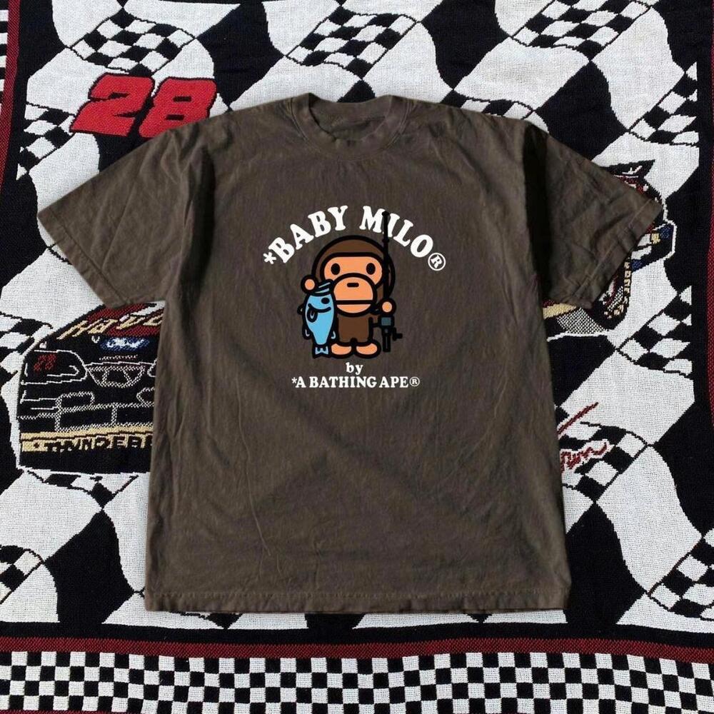 Brown Bape Baby Milo  Tee